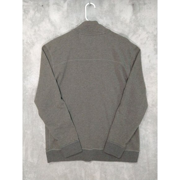 Faherty Sweater Mens XL Brown Suffolk Pullover Long Sleeve Cotton Blend 1/4 Zip - Picture 2 of 8